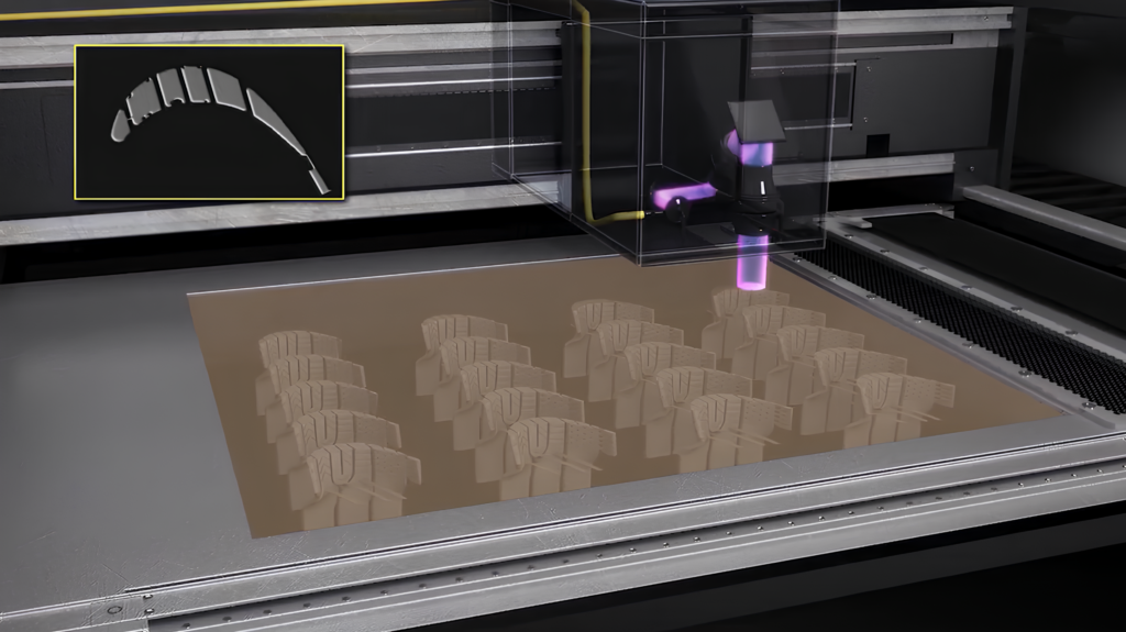 Image of LAMP™ Ceramic Shell 3D Printing.