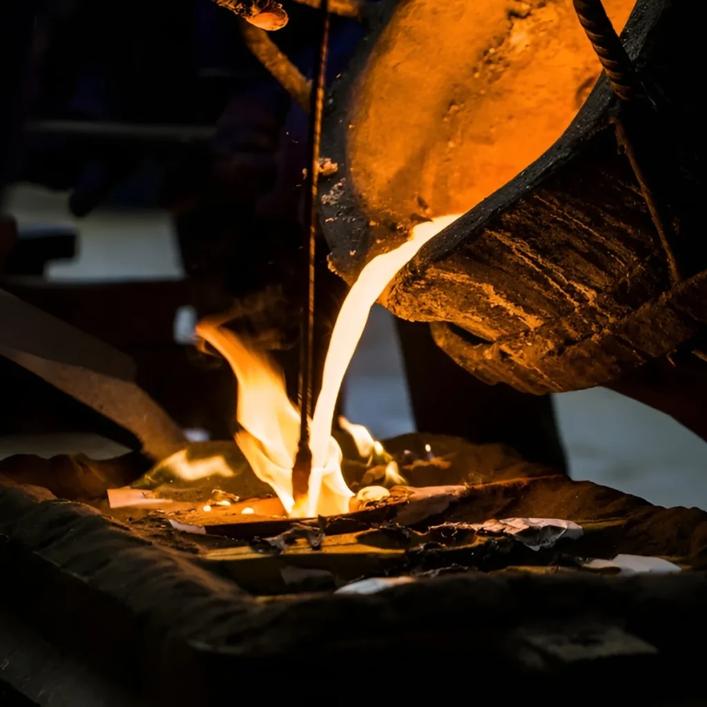 Image of a final metal casting product.