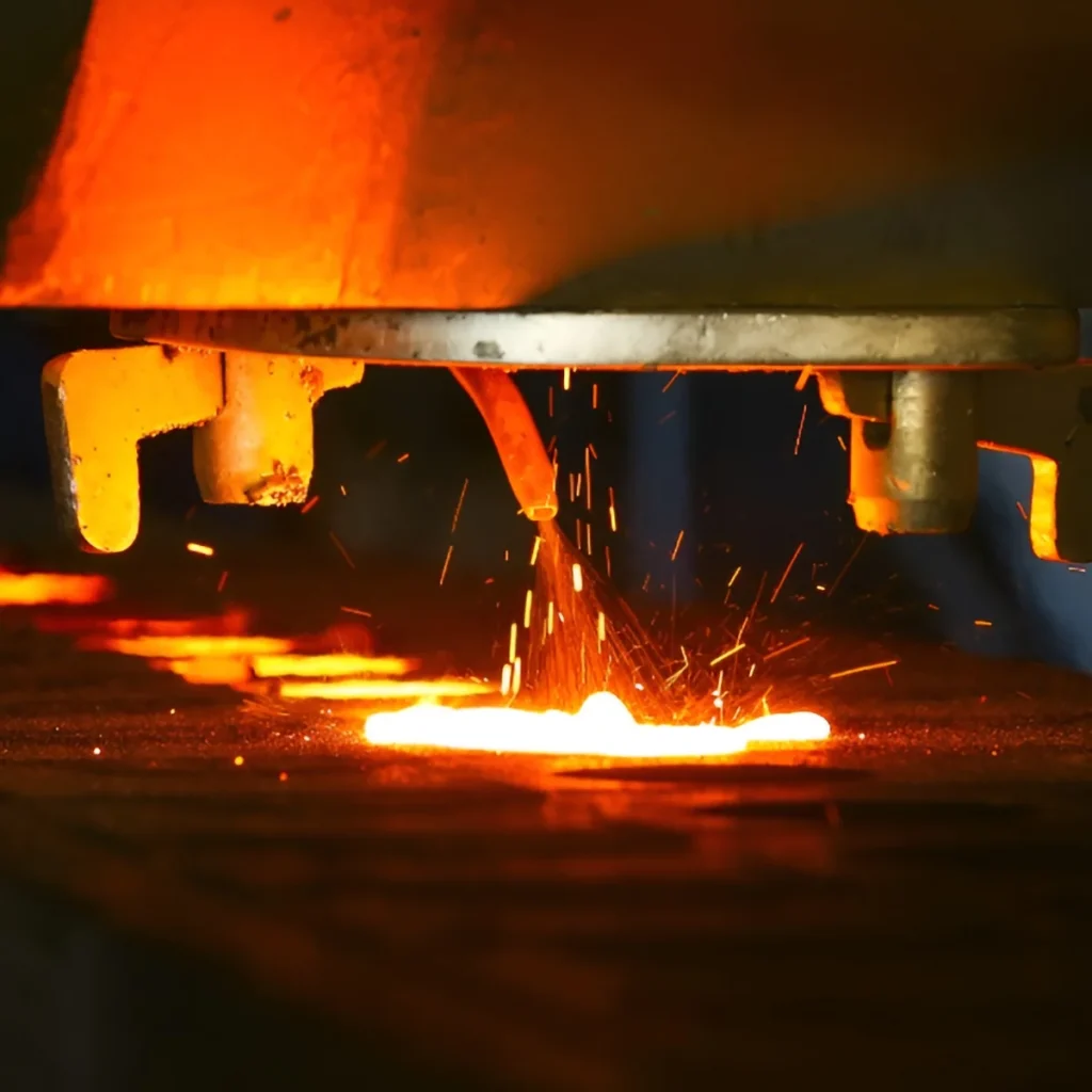 Image of final metal casting product.