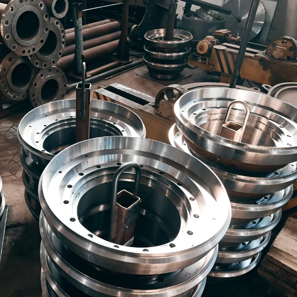 Image of metal casting finished.