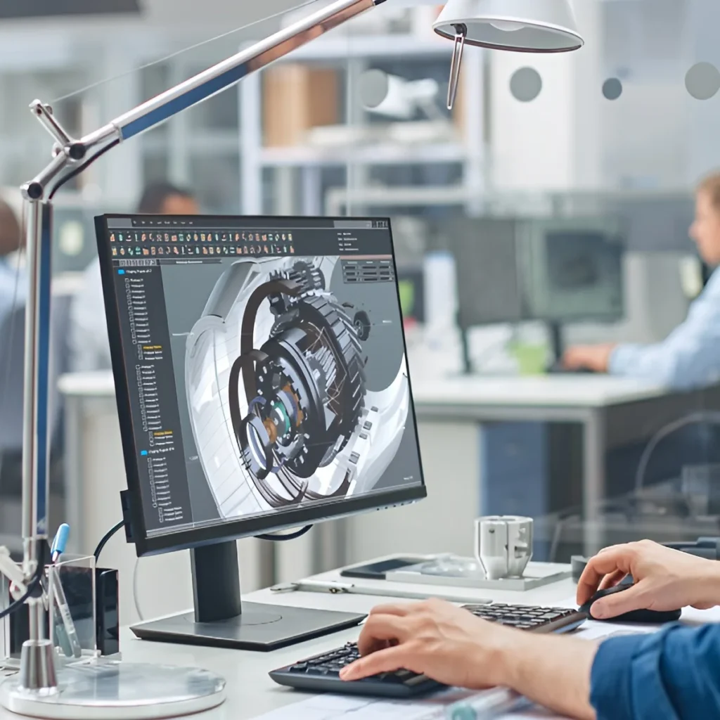 Image of of CAD software.