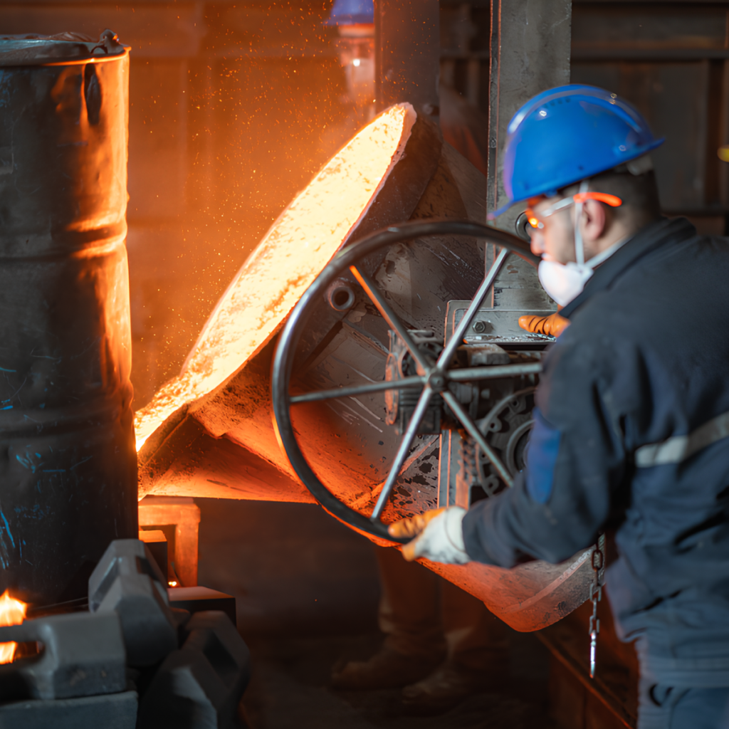 Image of precision metal casting.