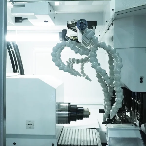 Precision machining of structural airframe fitting from an investment cast blank.